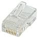 Cat. 5e Modular Plug, 8p8c, unshielded, for Stranded Wire 10 pcs. cavo di interfaccia e adattatore - Foto miniatura 2